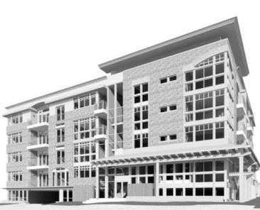 Rendering of condo downtown