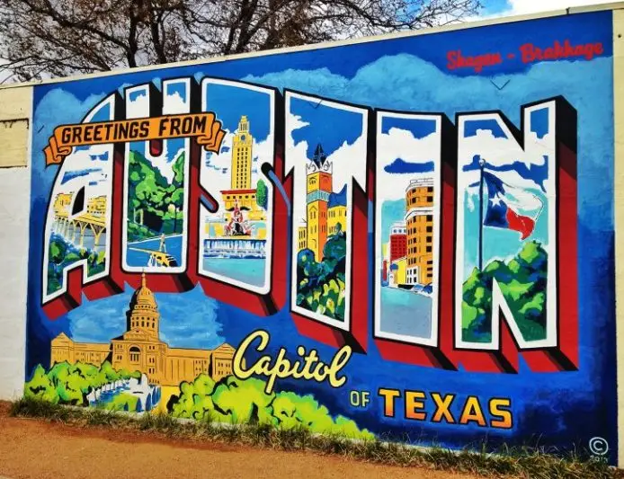 Image of a mural in Austin, Texas.